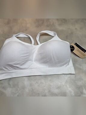 Truekind Everyday Daily NWT Comfort Wireless Bralette in White Size 4X